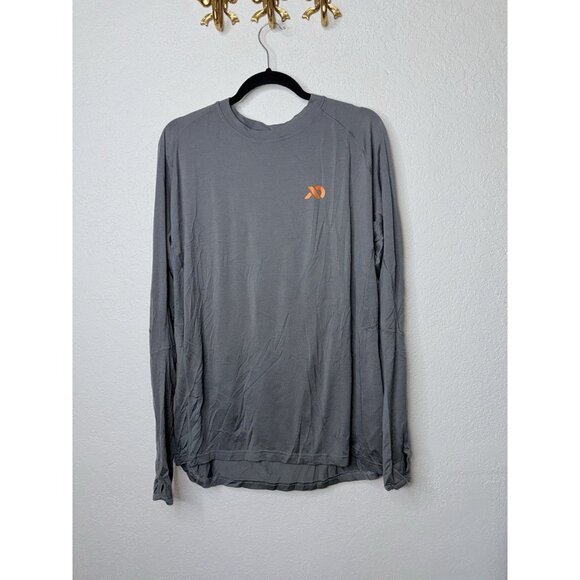 First Lite Men's Wick Long Sleeve Crew Ultralight 150 Aerowool Gray Shirt XL Z - Picture 1 of 5